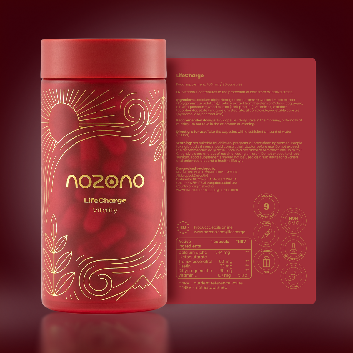 NOZONO® Longevity Foundation Duo