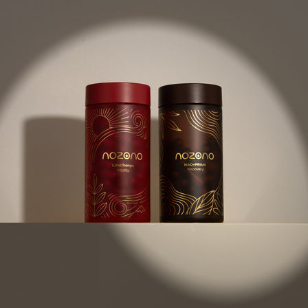 NOZONO Genome Renewal Duo – pack NAD+ Prime y LifeCharge para la longevidad