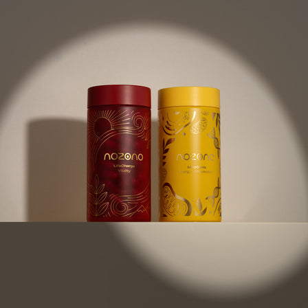 NOZONO Longevity Foundation Duo – pack LifeCharge y MitoGenix para una vitalidad duradera